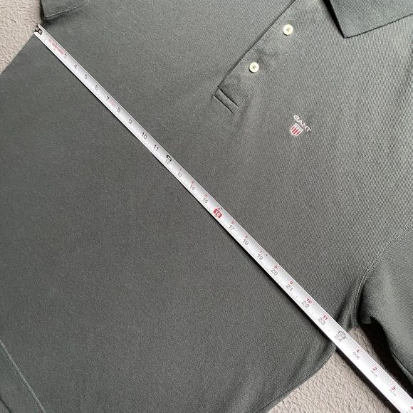 Men’s GANT Vintage Forest Green Polo Size XL Embroidered Logo - Picture 10 of 16